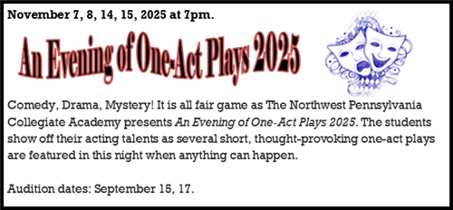 An Evening of One-Act Plays 2025